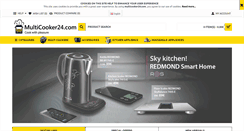 Desktop Screenshot of multicooker24.com
